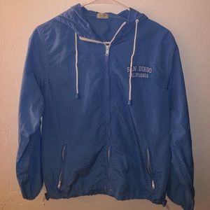 Brandy Melville Light Blue Brand New Windbreaker